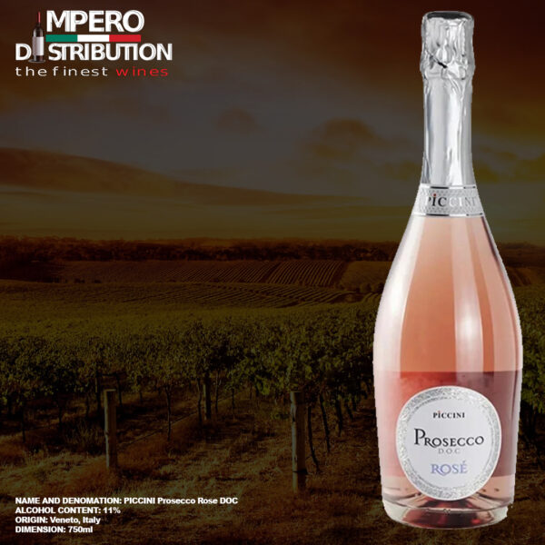 PICCINI Prosecco Rose DOC impero distribution