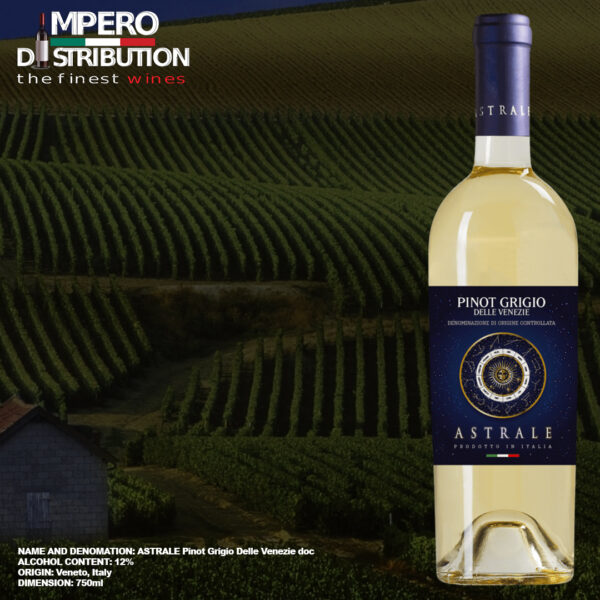 ASTRALE Pinot Grigio Delle Venezie DOC impero distribution