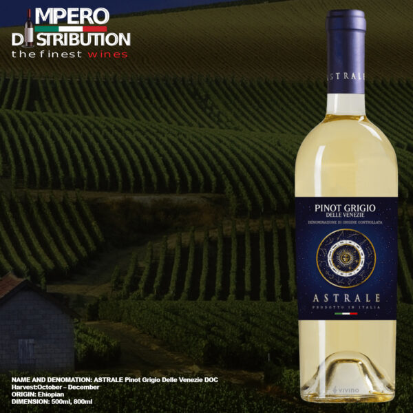 ASTRALE Pinot Grigio Delle Venezie DOC impero distribution