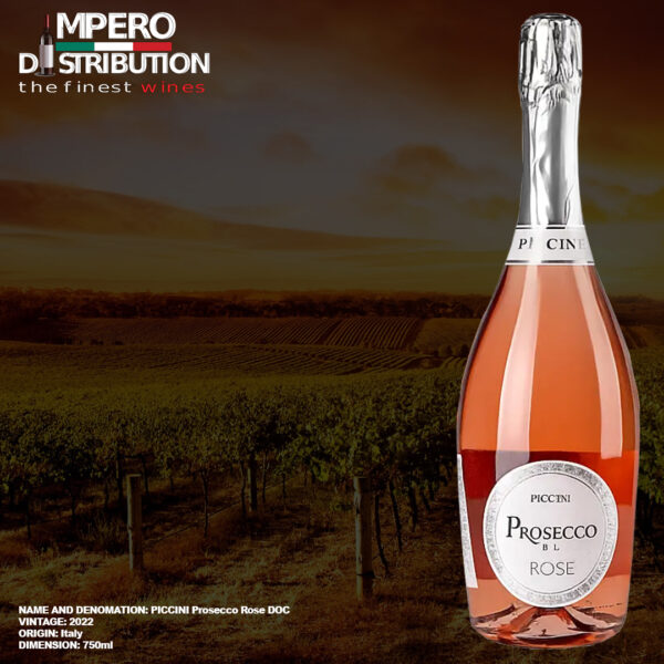 PICCINI Prosecco Rose DOC impero distribution