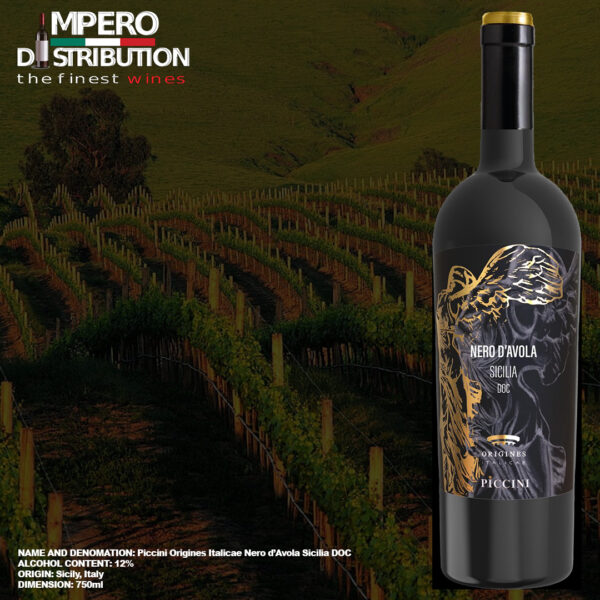 Piccini Origines Italicae Nero d’Avola Sicilia DOC impero distribution