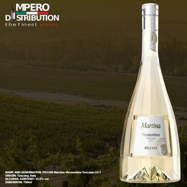 Piccini Martina Vermentino Toscana I.G.T impero distribution