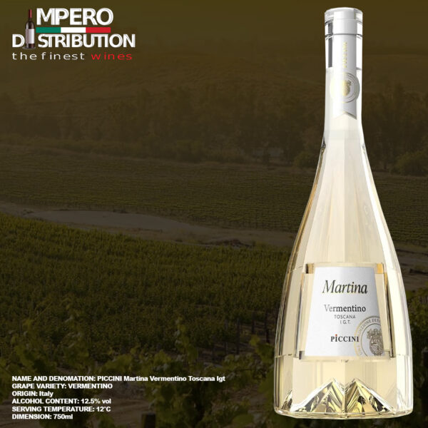 Piccini Martina Vermentino Toscana I.G.T impero distribution