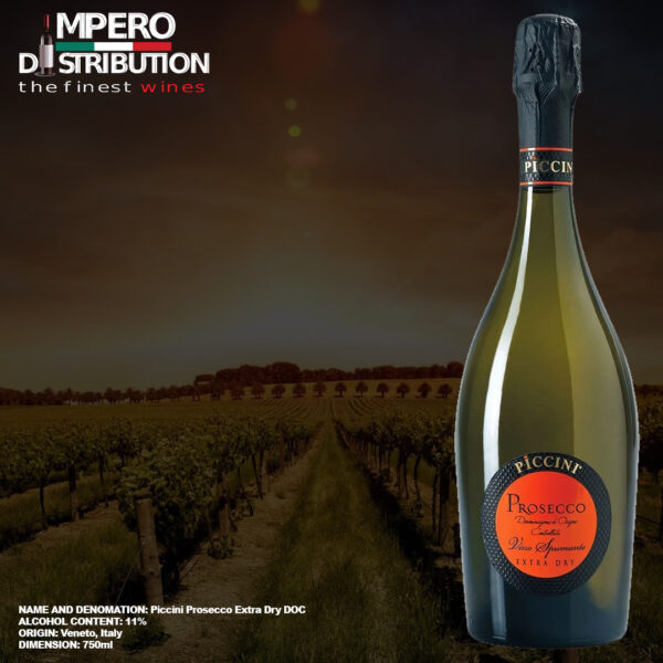 Piccini Prosecco Extra Dry DOC impero distribution