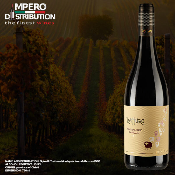 Spinelli Tratturo Montepulciano d’Abruzzo DOC impero distribution