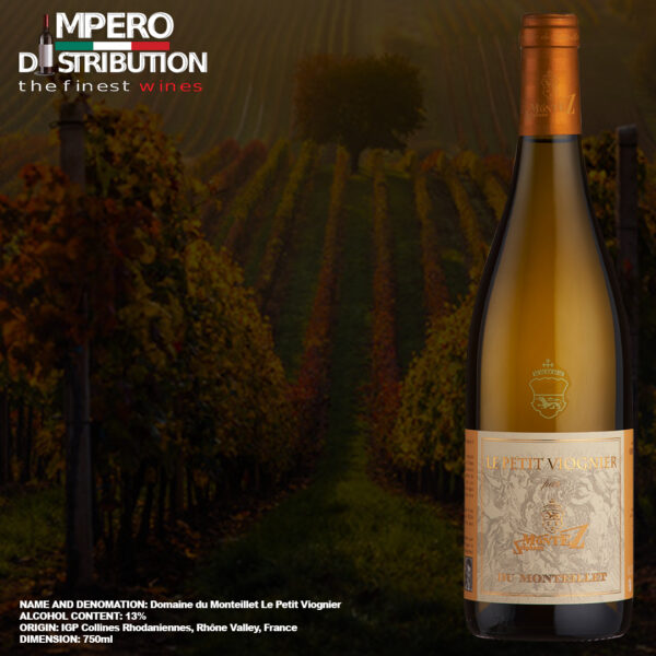 Domaine du Monteillet Le Petit Viognier white wine Rhône France